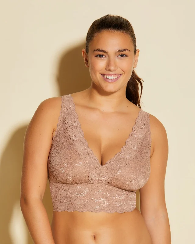 Women's red bras for a bold statementBralette Tipo Top Escotado Curvy