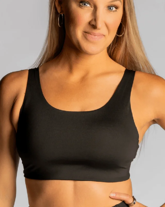Women's bras with a contoured cup designOff The Hook Bra – Booya Black