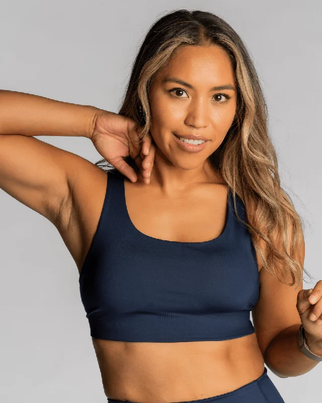 Women's Calvin Klein bras for different cup sizesOff The Hook Bra – Night Swim Navy