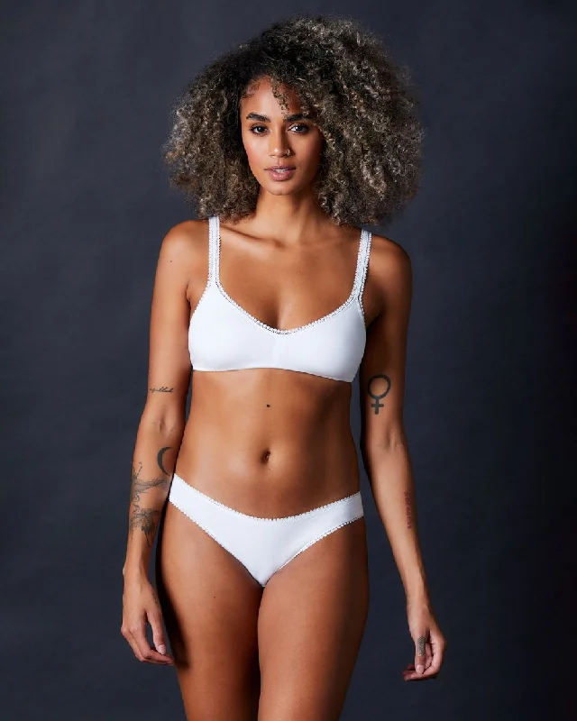 Women's demi - cup bras for a sexy lookCabana Cotton Bralette