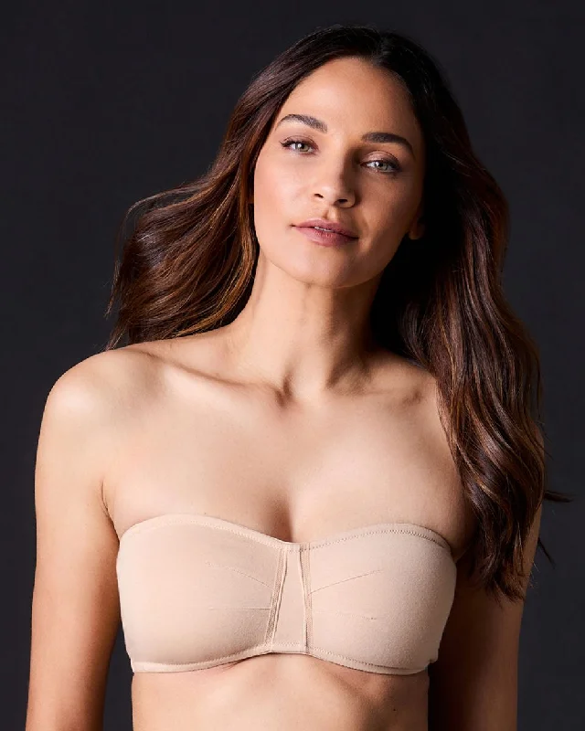 Women's Panache bras for larger bustsCabana Cotton Bandeau Bralette