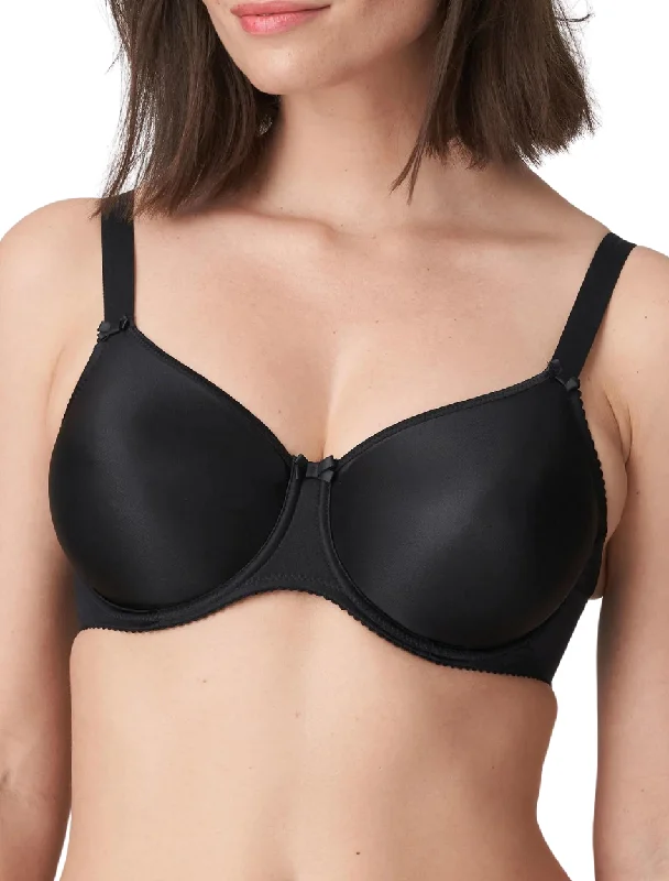 Women's bras with a lift and separate functionPrimaDonna Satin Seamless Full Cup Non Padded Underwire Bra, Black | PrimaDonna T-Shirt Bra Women's bras with a lift and separate functionPrimaDonna Satin Seamless Full Cup Non Padded Underwire Bra, Black | PrimaDonna T-Shirt Bra