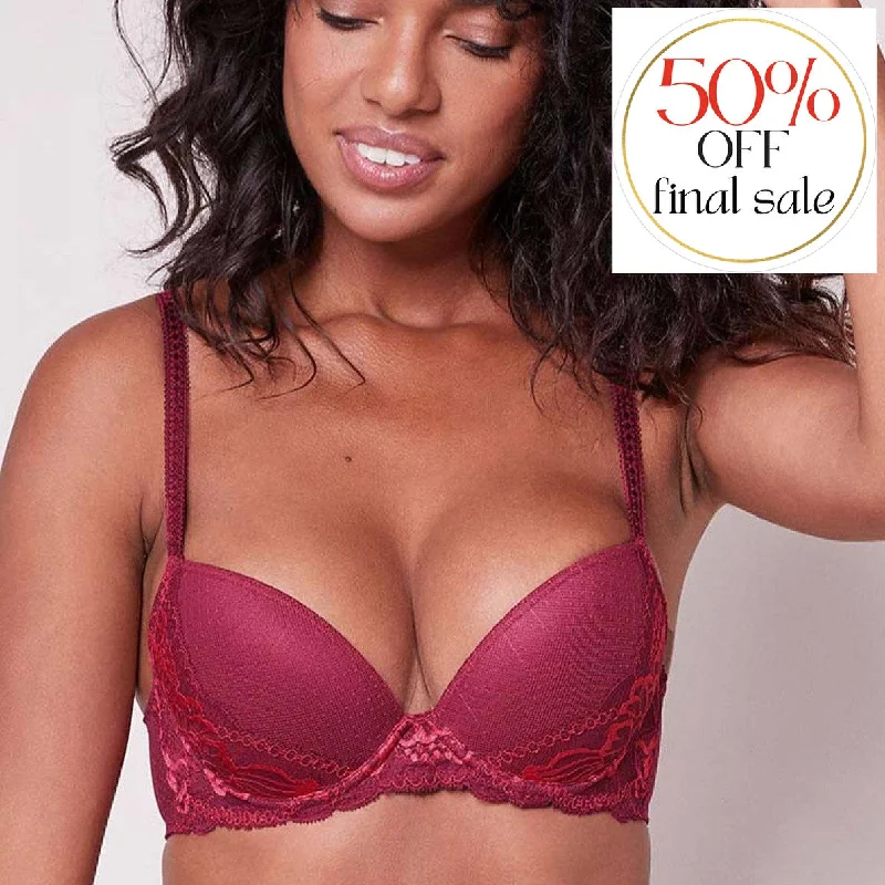Women's polka - dot brasSimone Perele Promesse Push Up Bra 12h340