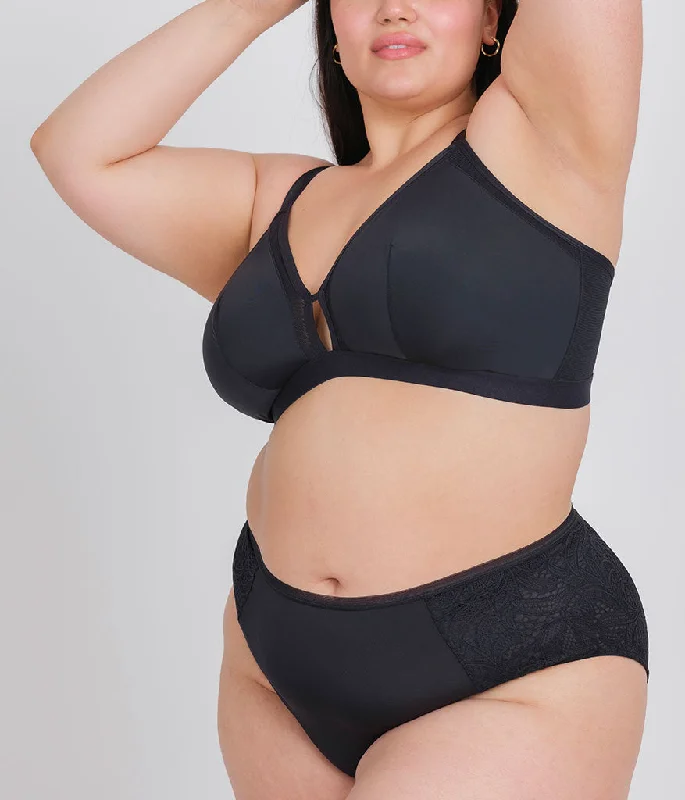 Women's Hanes bras for budget - friendly optionsWomen's Hanes bras for budget - friendly optionsThe Busty Bralette: Jet Black