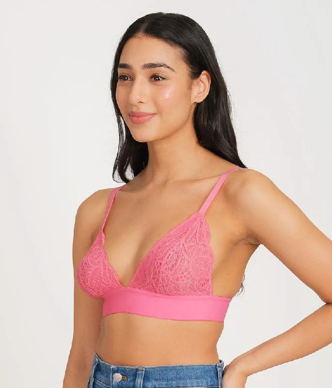 Women's bras with a lace overlayWomen's bras with a lace overlayThe Long-Lined Lace Bralette: Pink Hibiscus Women's bras with a lace overlayWomen's bras with a lace overlayThe Long-Lined Lace Bralette: Pink Hibiscus