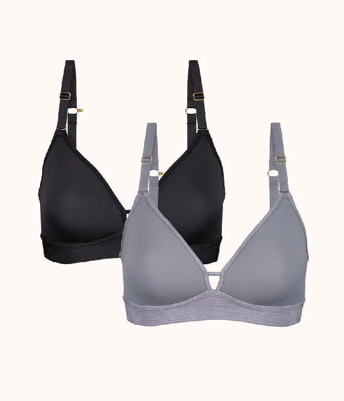 Women's bras with a neoprene componentWomen's bras with a neoprene componentThe Spacer Bra Bundle: Jet Black/Smoke Women's bras with a neoprene componentWomen's bras with a neoprene componentThe Spacer Bra Bundle: Jet Black/Smoke