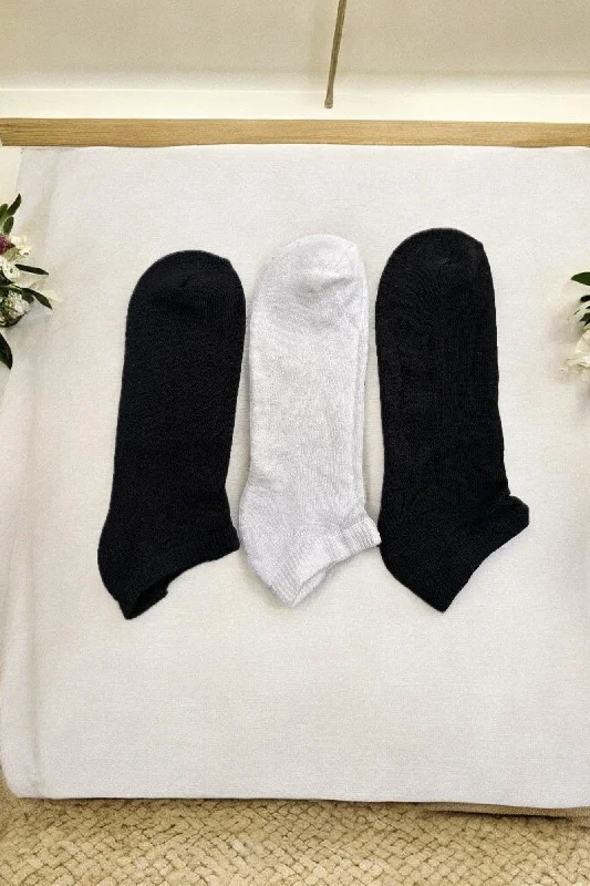 Black And White Ankle