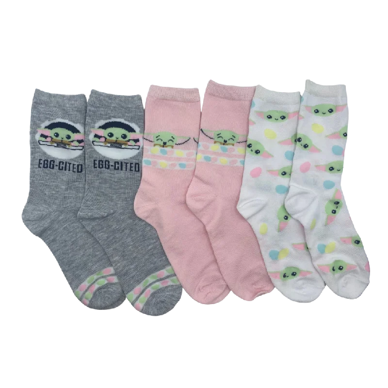 Women's over - the - calf socks with a stripe designThe Child 3-Pack Assorted Fuzzy Socks Women's over - the - calf socks with a stripe designThe Child 3-Pack Assorted Fuzzy Socks