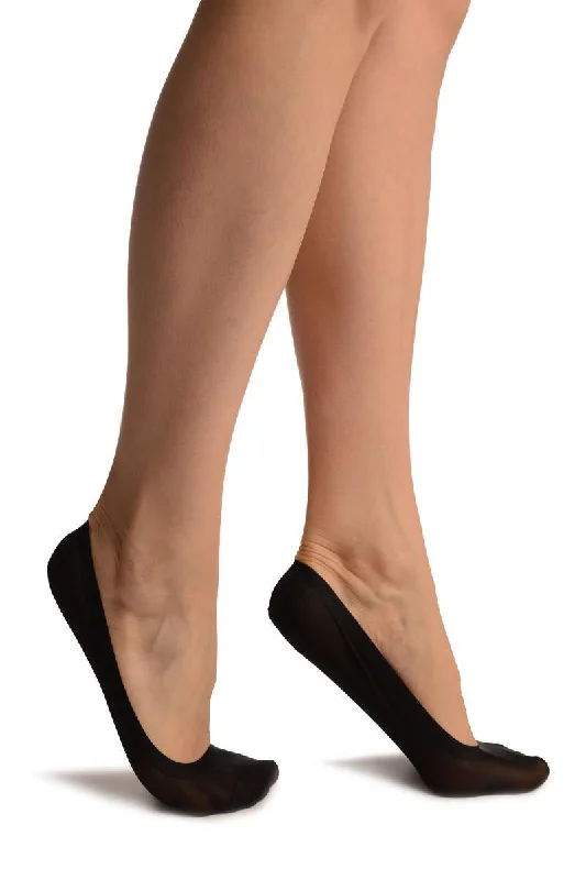 Women's cotton blend socks for breathabilityBlack Low Rise With Silicon Grip Sole Footsies Women's cotton blend socks for breathabilityBlack Low Rise With Silicon Grip Sole Footsies