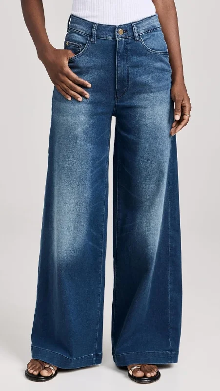 Women's pants for travel Embellished women jeans with studs or rhinestones for a glamorous touch DL1961 Women Hepburn Wide Leg Jeans Stretch Denim Pants Orlena Blue Women's pants for travel Embellished women jeans with studs or rhinestones for a glamorous touch DL1961 Women Hepburn Wide Leg Jeans Stretch Denim Pants Orlena Blue