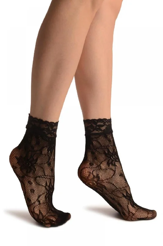 Women's argyle - patterned thigh - high socksFlowers With Black Pearls Black Lace Socks Ankle High Women's argyle - patterned thigh - high socksFlowers With Black Pearls Black Lace Socks Ankle High