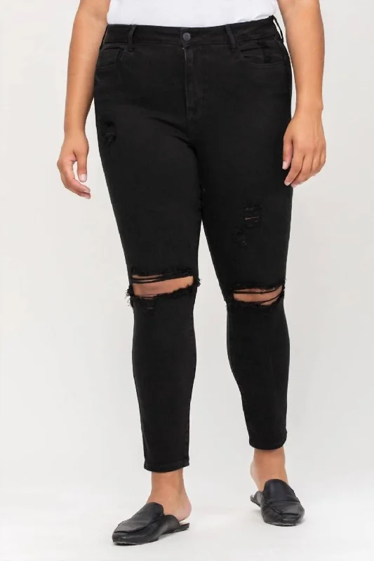 Women's sleeveless romper pants Colored women jeans in vibrant hues like red and yellow High Rise Distressed Skinny Jean In Black Women's sleeveless romper pants Colored women jeans in vibrant hues like red and yellow High Rise Distressed Skinny Jean In Black