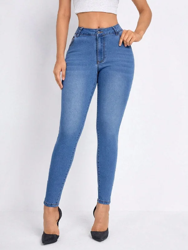 Women's pants for music festivals Ripped women jeans for a rebellious and fashion - forward style High Rise Skinny Jeans with Pockets Women's pants for music festivals Ripped women jeans for a rebellious and fashion - forward style High Rise Skinny Jeans with Pockets