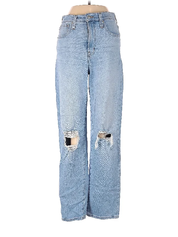 Women's spandex stretch pants Cargo women jeans with multiple pockets for added functionality High-Rise Wide-leg Jeans in Light Wash