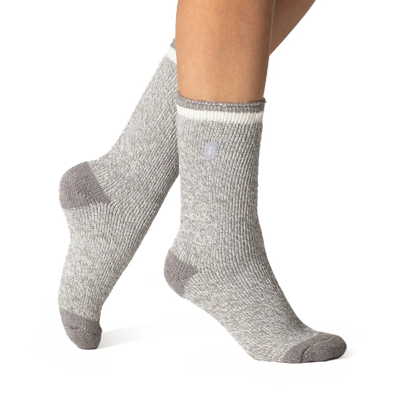 Women's cotton blend socks for breathabilityLadies Original Greystoke Twist Socks - Grey Women's cotton blend socks for breathabilityLadies Original Greystoke Twist Socks - Grey