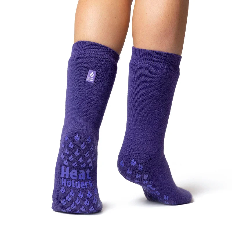 Women's moisture - wicking socks for sportsLadies IOMI Dual Layer Raynaud's Slipper Socks - Lavender Women's moisture - wicking socks for sportsLadies IOMI Dual Layer Raynaud's Slipper Socks - Lavender