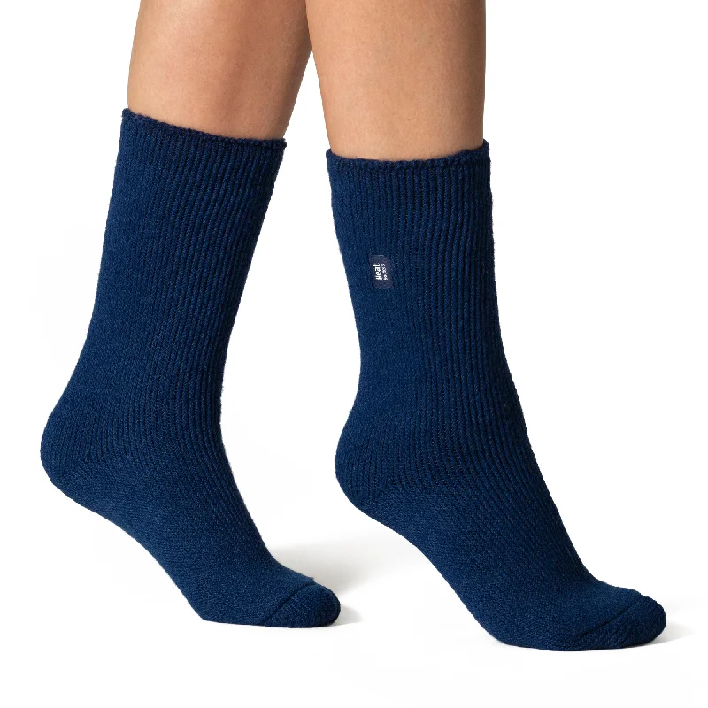 Women's leather - look socks for an edgy styleLadies Original Camellia Socks - Indigo Women's leather - look socks for an edgy styleLadies Original Camellia Socks - Indigo