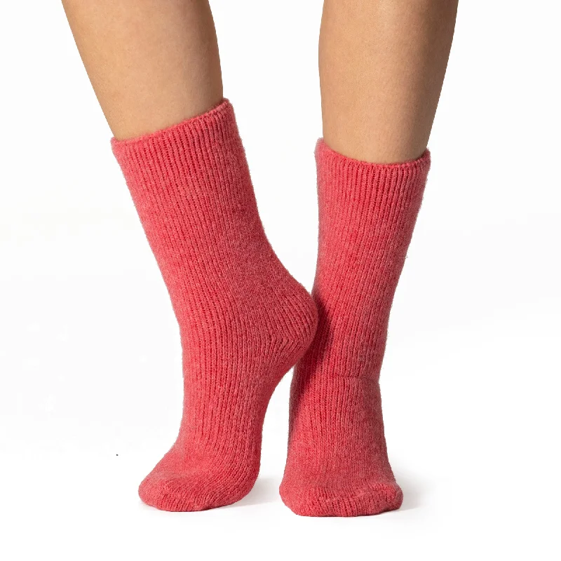 Women's nylon - reinforced socks for durabilityLadies Original Wool Socks - Pink