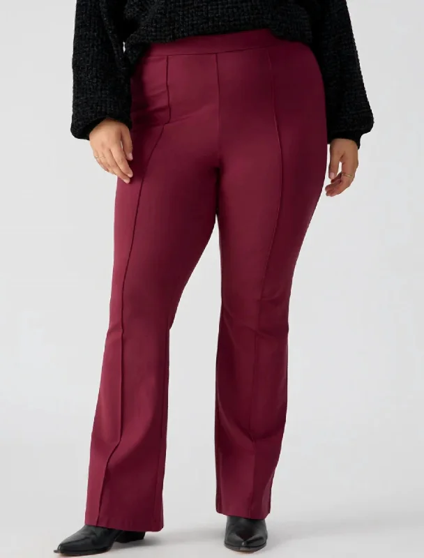 Women's pants for business trips Bootcut women jeans to complement various shoe styles Lana Flare Pants In Sugar Plum Women's pants for business trips Bootcut women jeans to complement various shoe styles Lana Flare Pants In Sugar Plum