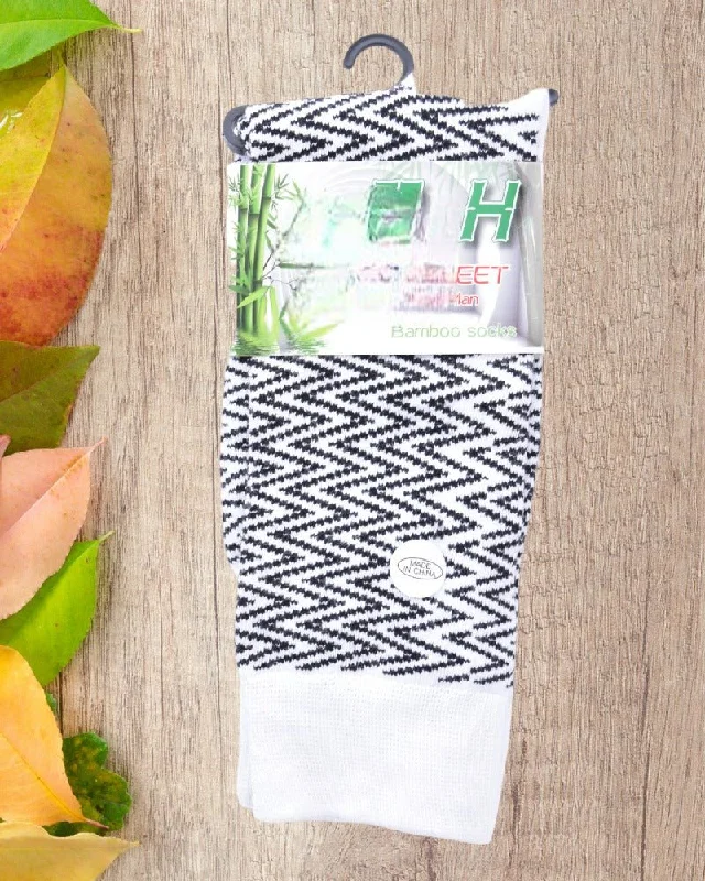 White/Black Zig Zag
