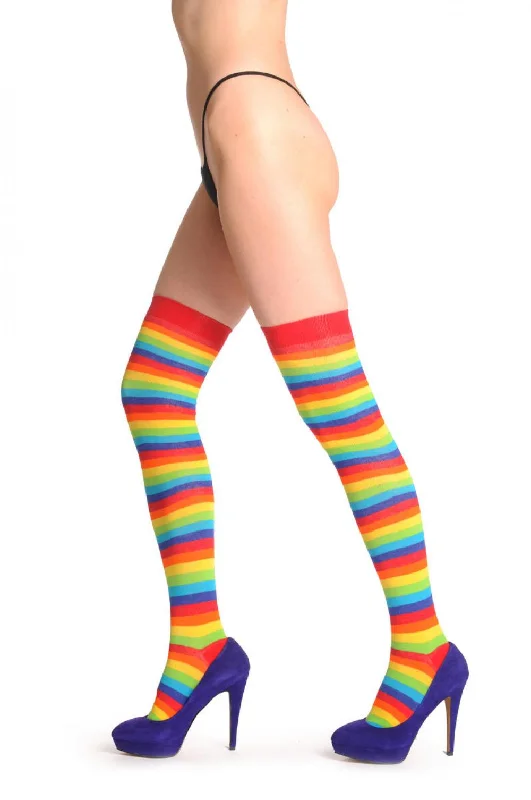 Women's wool - rich socks for winter warmthMulticoloured Stripes