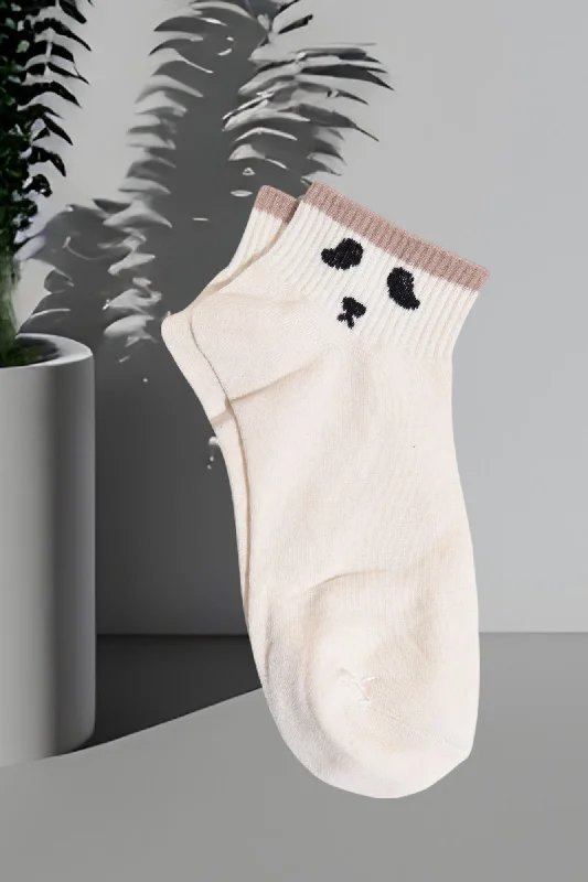 Women's hypoallergenic socks for sensitive skinPatterned Ankle Socks