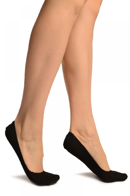 Women's compression socks for improved circulationPlain Black Stretching Seam Footsies Women's compression socks for improved circulationPlain Black Stretching Seam Footsies