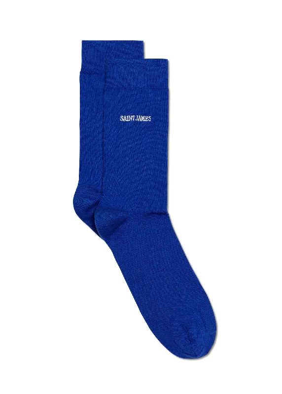 Women's spandex - infused socks for stretchPlain socks with 'SAINT JAMES' embroidery - in cotton jersey (GITANE) Women's spandex - infused socks for stretchPlain socks with 'SAINT JAMES' embroidery - in cotton jersey (GITANE)