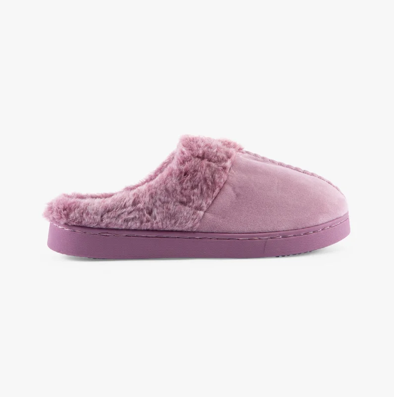 Women's no - show socks with a floral motifTRIXIE Womens Slippers Lilac