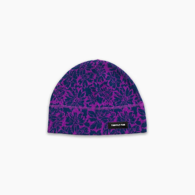 Women's crew socks with a polka - dot printCarefree Merino Wool Beanie - Flower Bed