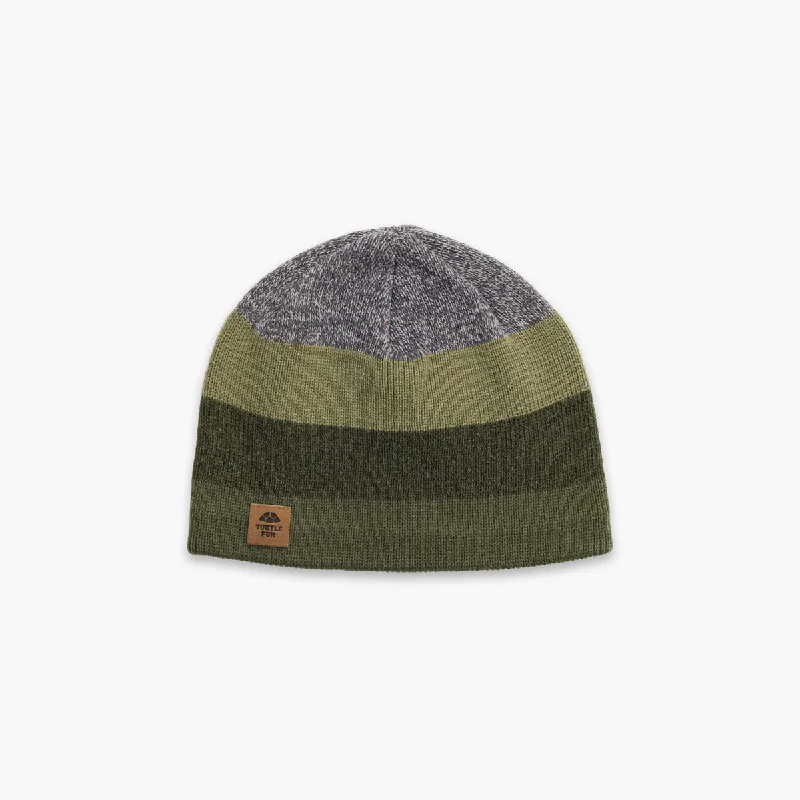 Women's cotton blend socks for breathabilityOcean Ragg Wool BTV Beanie - Dark Green