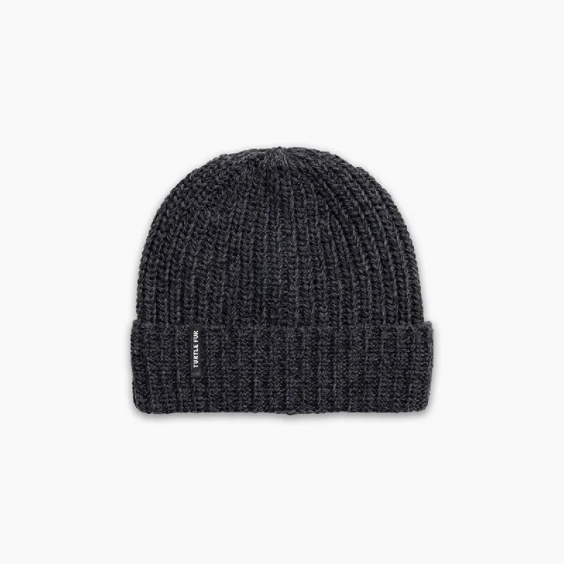 Women's adjustable - fit socks for a customized feelOcean Ragg Wool Ethan Beanie - Black Women's adjustable - fit socks for a customized feelOcean Ragg Wool Ethan Beanie - Black