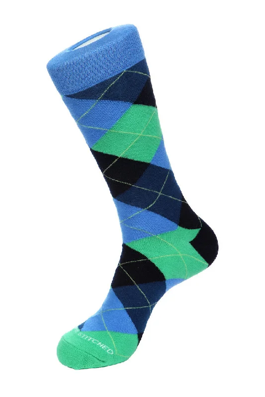 Women's hypoallergenic socks for sensitive skinGolf Caddy Argyle Sock