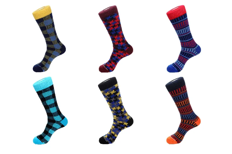 Women's over - the - calf socks with a stripe designValue Pack 5018 Socks