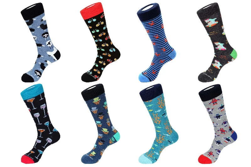 Women's ribbed knee - high socks for a classic look8 Pair Combo Pack