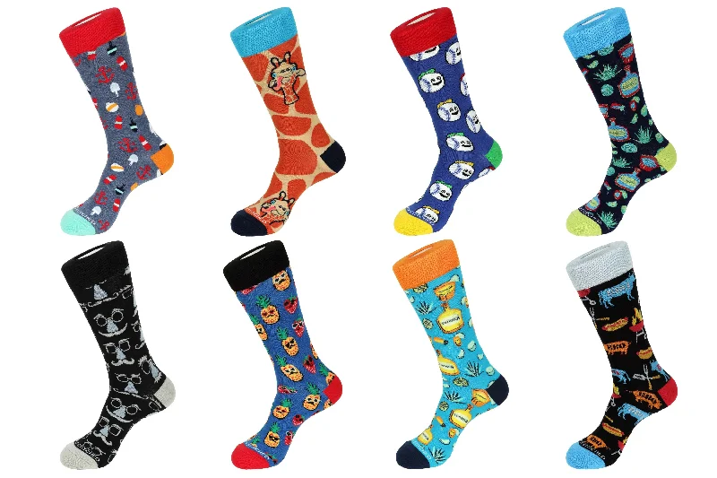 Women's knee - high socks with lace trim8 Pair Combo Pack