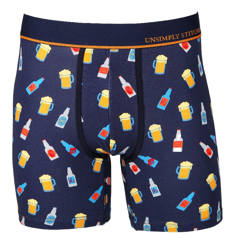 Women's cable - knit ankle socks for a cozy styleBeer Boxer Brief