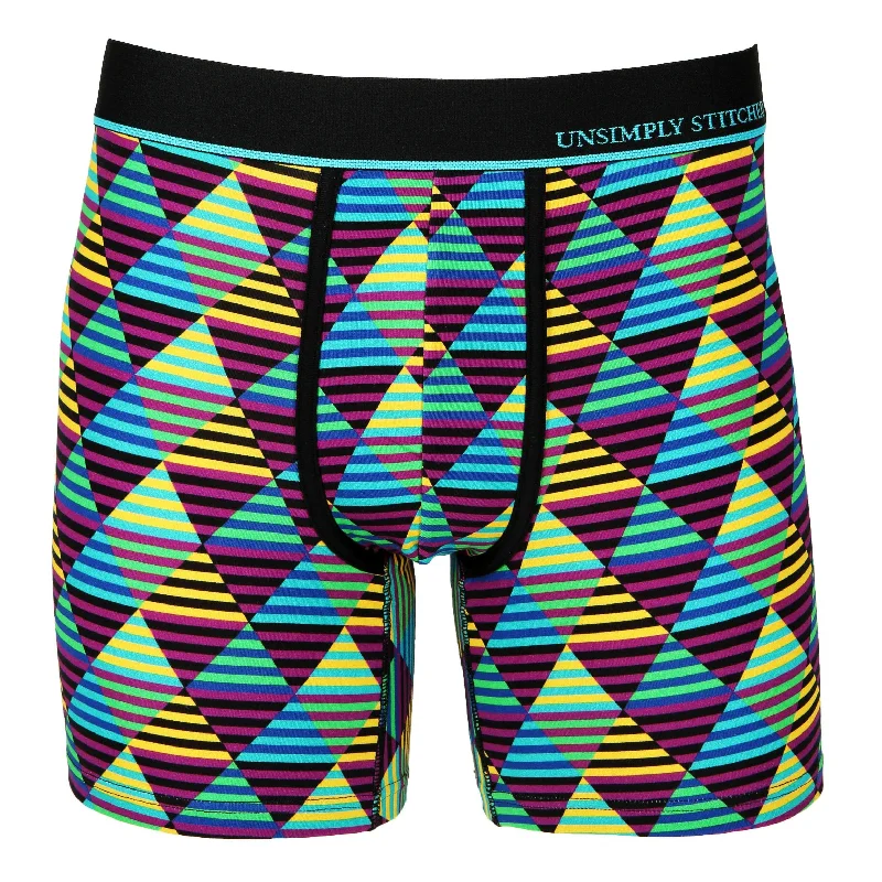 Women's sheer over - the - knee socks for a sexy appealDiamond Stripe Boxer Brief