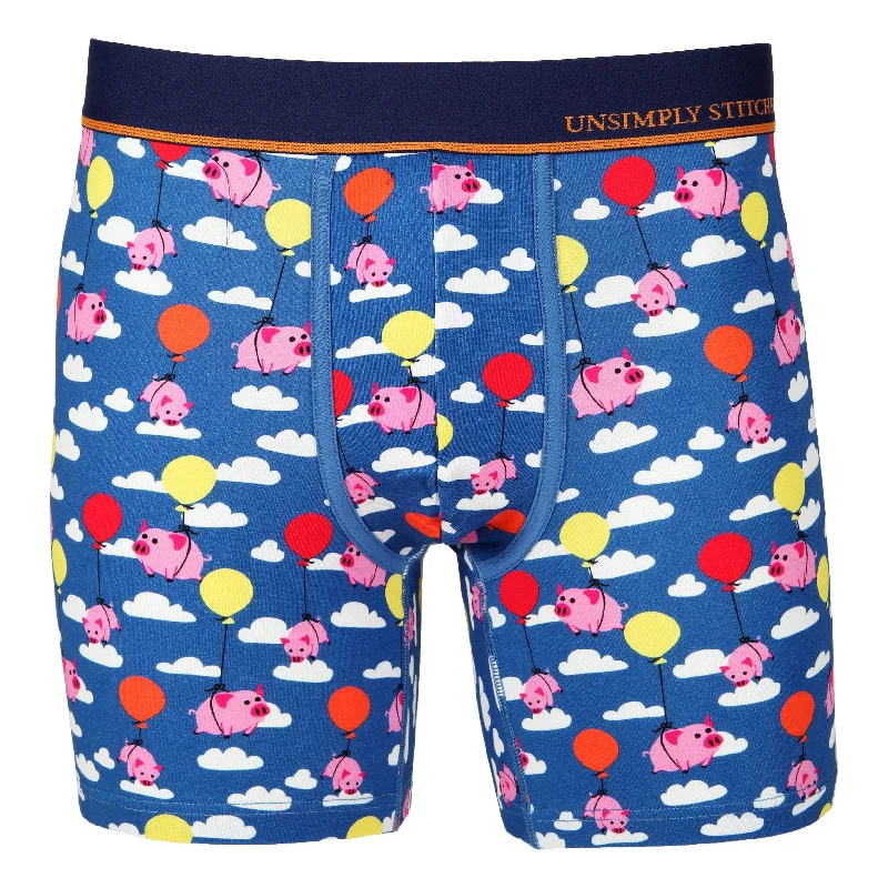 Women's sheer over - the - knee socks for a sexy appealWhen Pigs Fly Boxer Brief