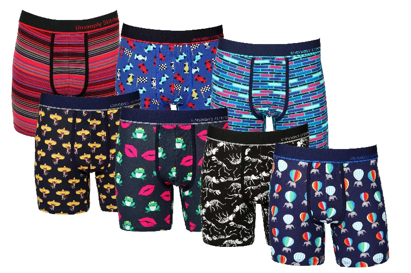 Women's ankle socks with a frilly edgeBOXER BRIEF 7 PACK