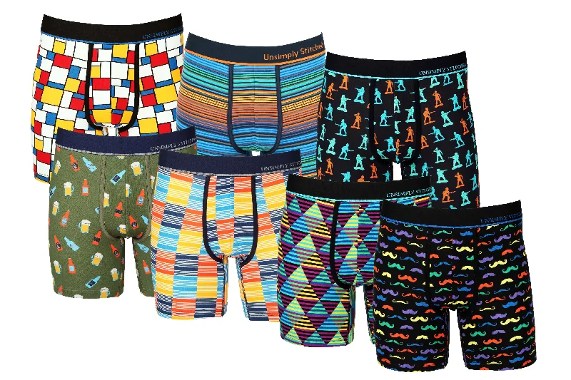 Women's cushioned sole socks for shock absorptionBOXER BRIEF 7 PACK