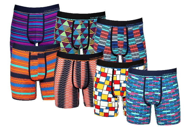 Women's satin - trimmed socks for a touch of eleganceBOXER BRIEF 7 PACK