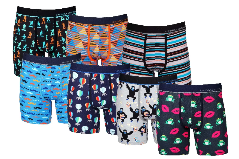 Women's spandex - infused socks for stretchBOXER BRIEF 7 PACK
