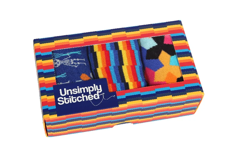 Women's wool - rich socks for winter warmthDIGITAL STIPE