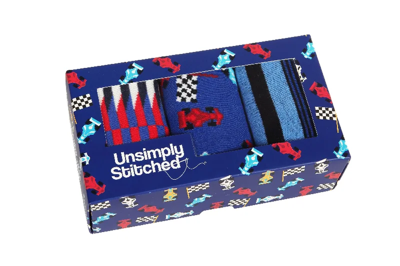 Women's ribbed knee - high socks for a classic lookFORMULA 1