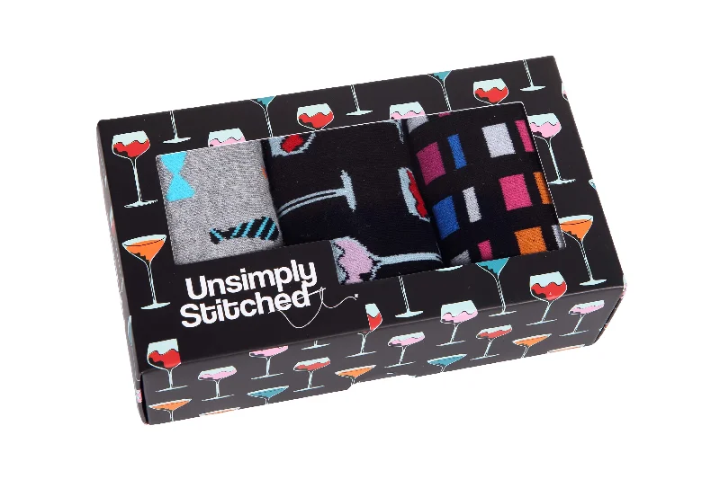 Women's non - slip socks for safetyWINE