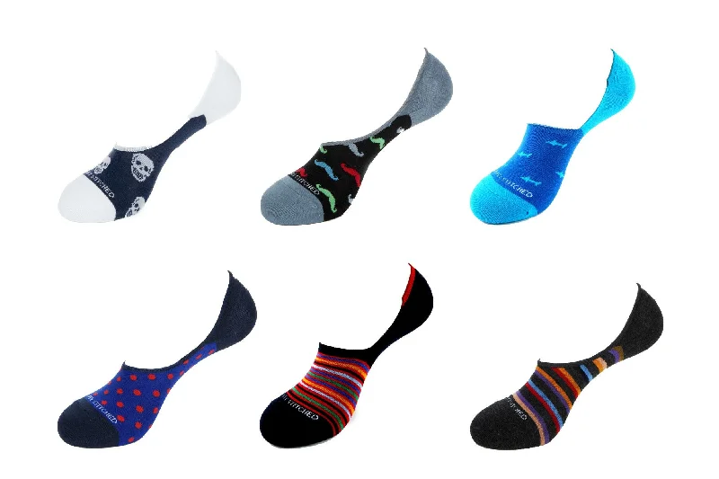 Women's leather - look socks for an edgy styleValue Pack 6020 No-Show Socks