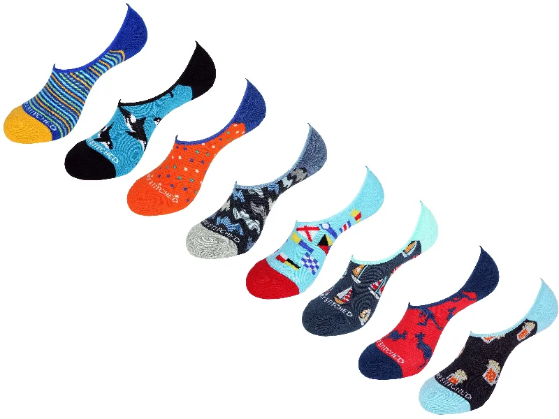 Women's spandex - infused socks for stretchNo Shows Value Pack 5005