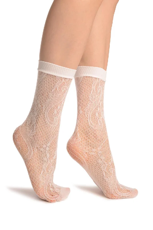 Women's ribbed knee - high socks for a classic lookWhite Gladiolus Flowers Ankle High Socks Women's ribbed knee - high socks for a classic lookWhite Gladiolus Flowers Ankle High Socks