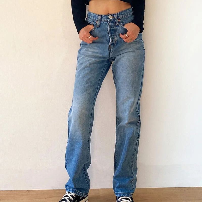 Women's budget - friendly denim pants Button - fly women jeans with a traditional touch KittenAlarm - Jsvery Women's Jeans Baggy Jeans For Women Mom Jeans High Waist Blue Loose Washed Fashion Straight Denim Pants Vintage Streetwear Women's budget - friendly denim pants Button - fly women jeans with a traditional touch KittenAlarm - Jsvery Women's Jeans Baggy Jeans For Women Mom Jeans High Waist Blue Loose Washed Fashion Straight Denim Pants Vintage Streetwear